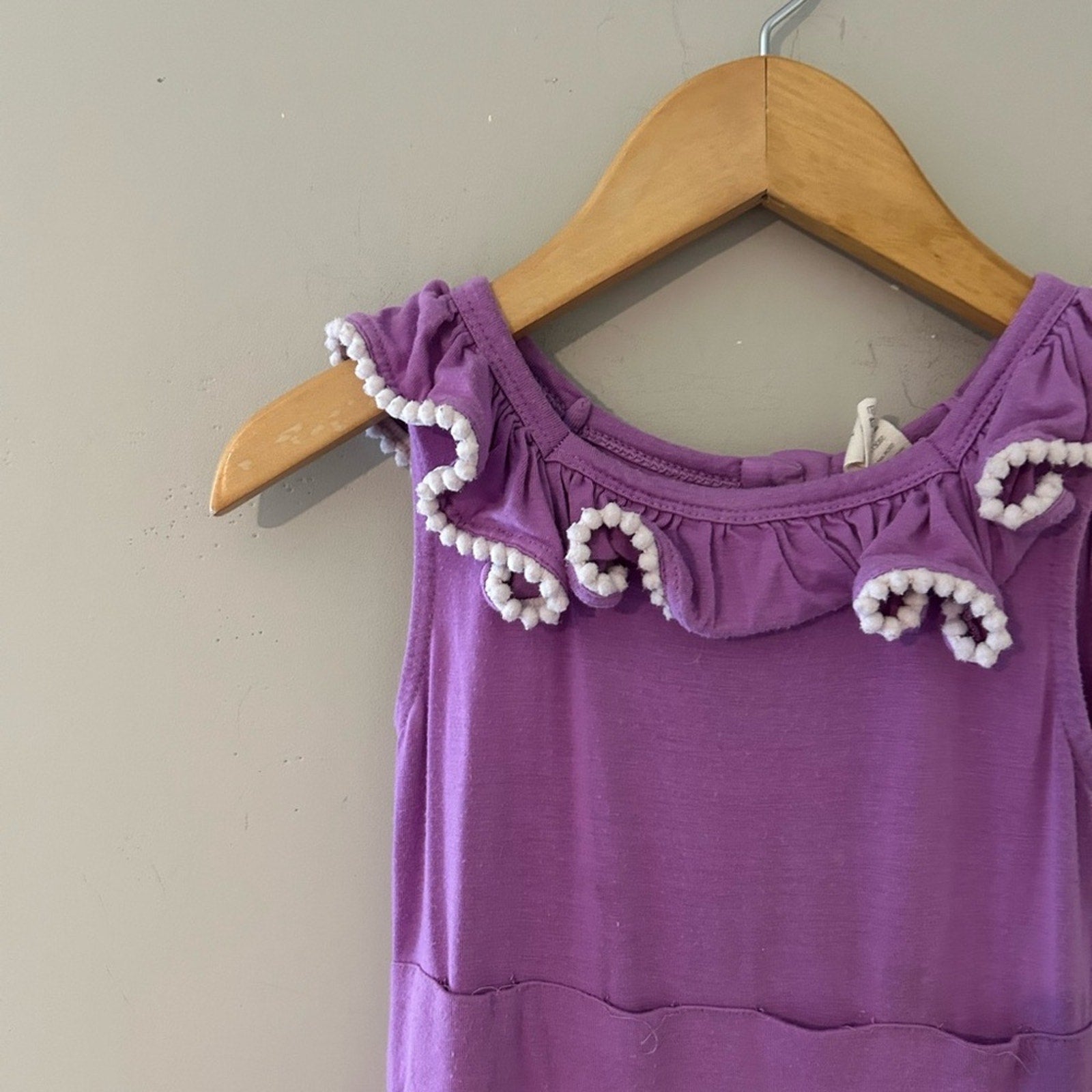 kate quinn purple bamboo dress 4Y