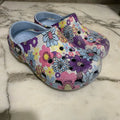 crocs girls' floral shoes 11c