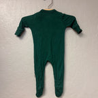 kyte baby bamboo green footie newborn