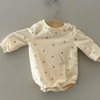 jack & jack cream polka dot romper newborn