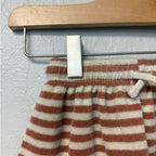 zara cream orange stripe shorts 3Y