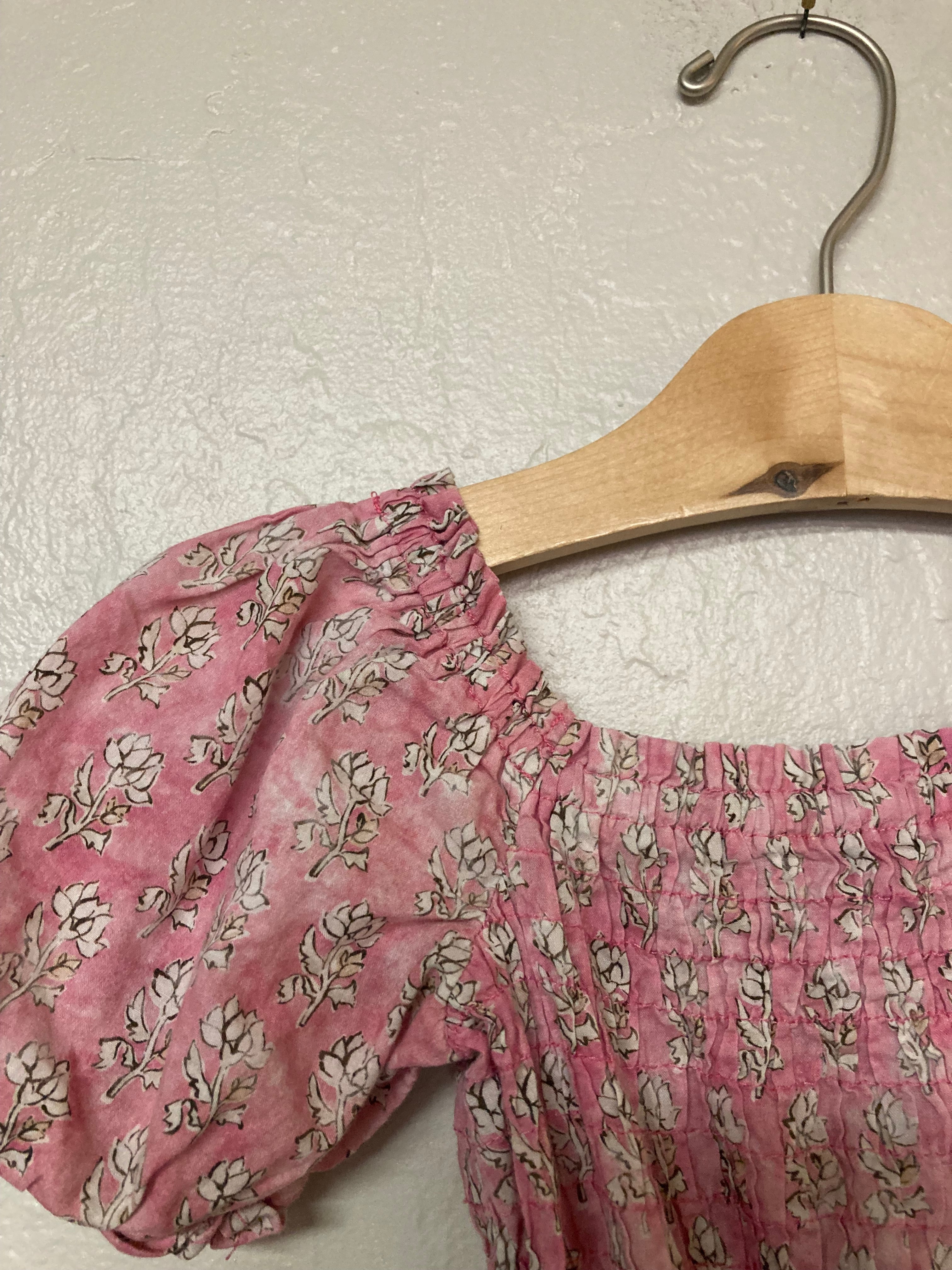 zara tiered floral dress 6Y