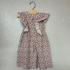 zara ruffle floral dress 6Y