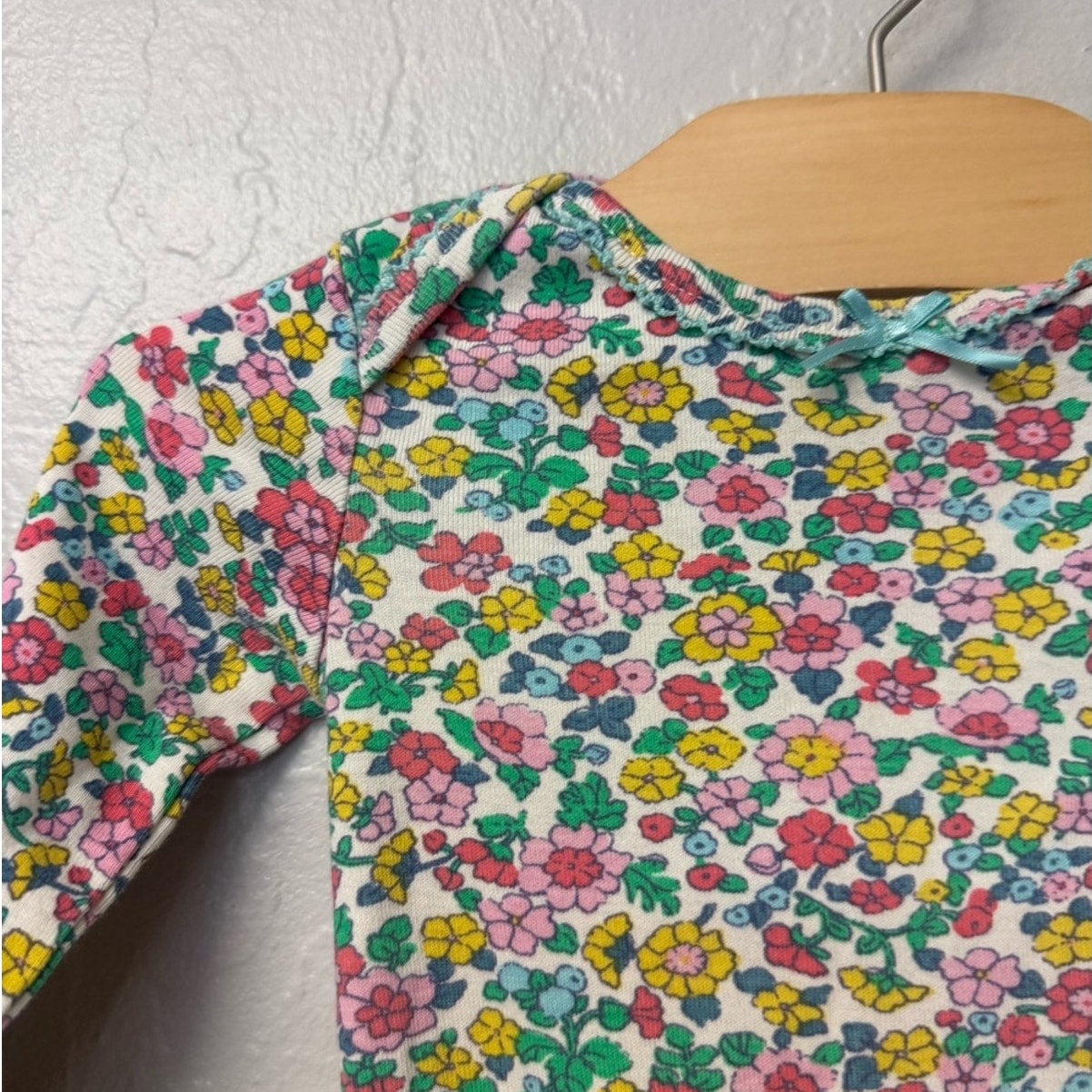 baby boden colorful floral bodysuit 6-9M
