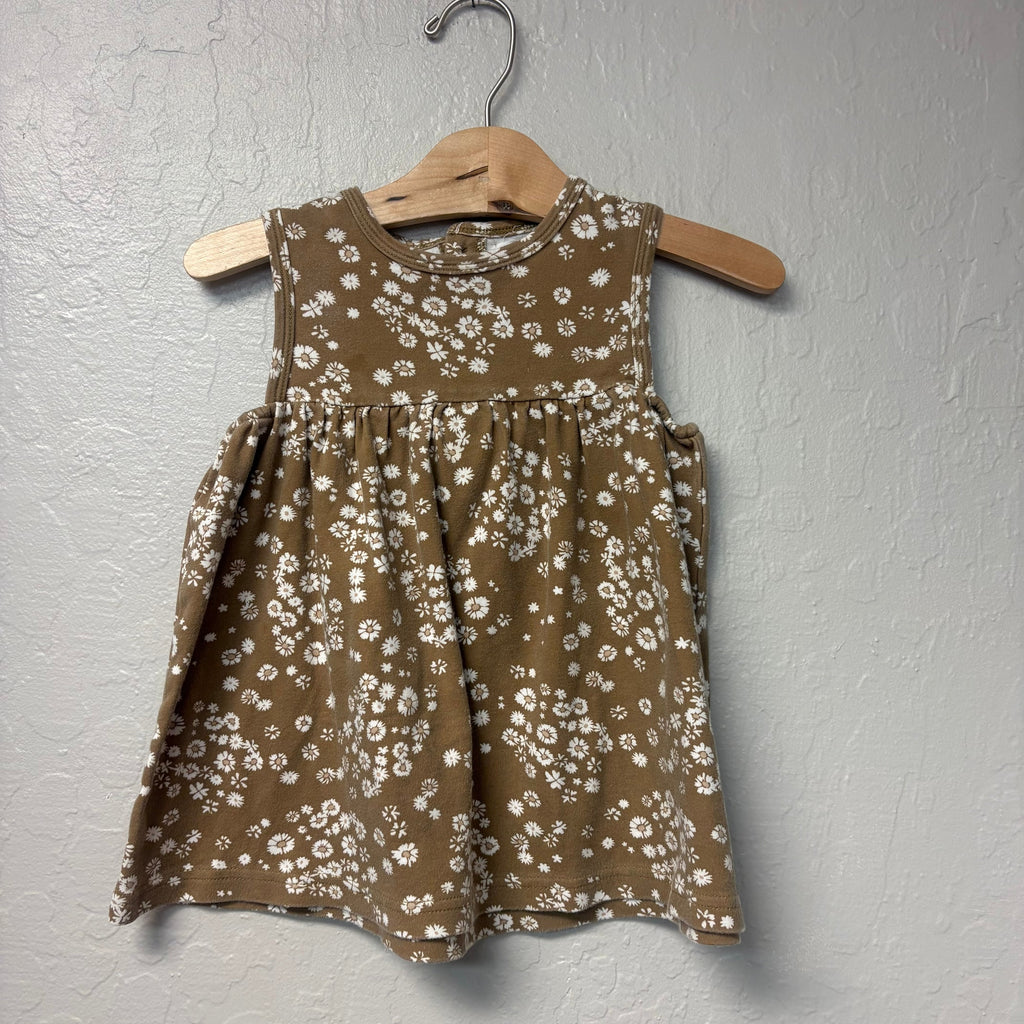 jamie kay neutral floral print dress 2Y