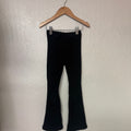 zara girls black flare leggings 5Y