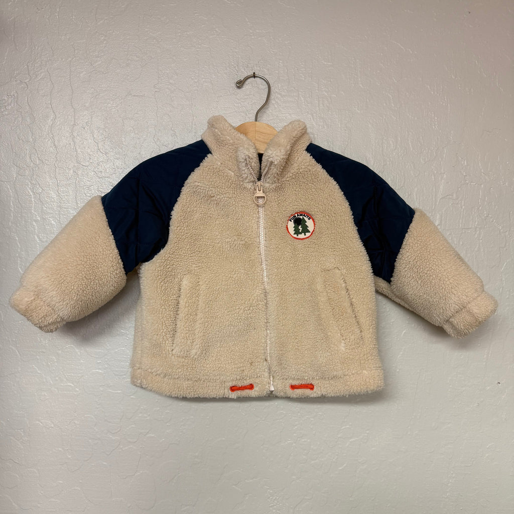 zara cream jacket 18-24M
