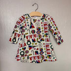 hanna andersson holiday cream dress 2T