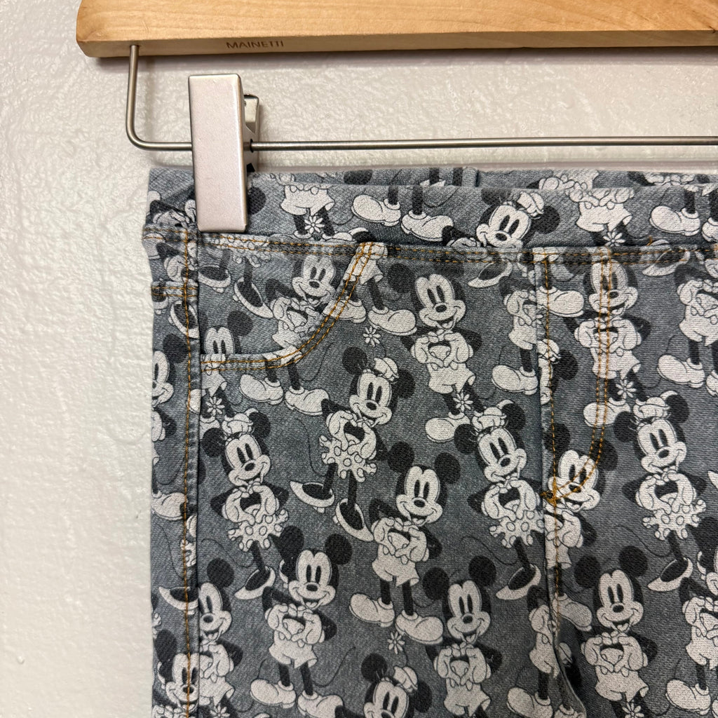 zara mickey mouse denim jeggings 2-3Y