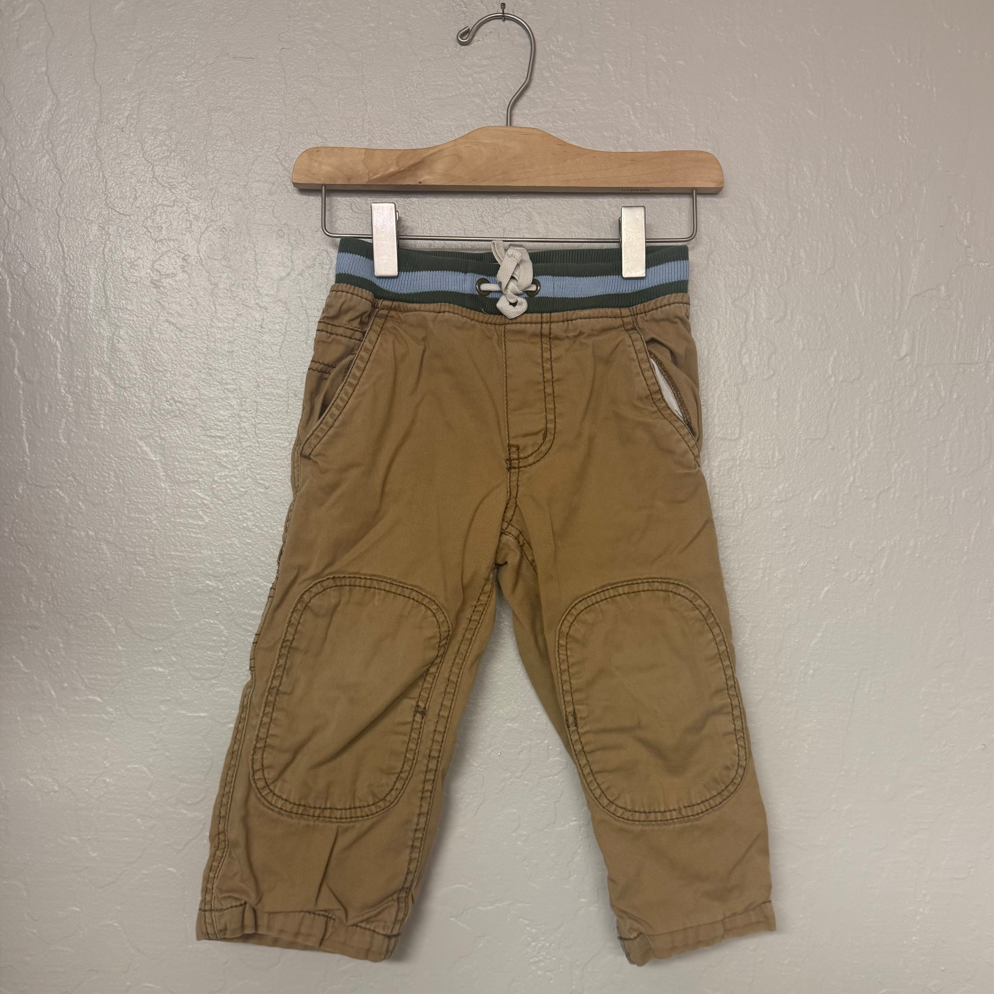 mini boden khaki pants 3Y