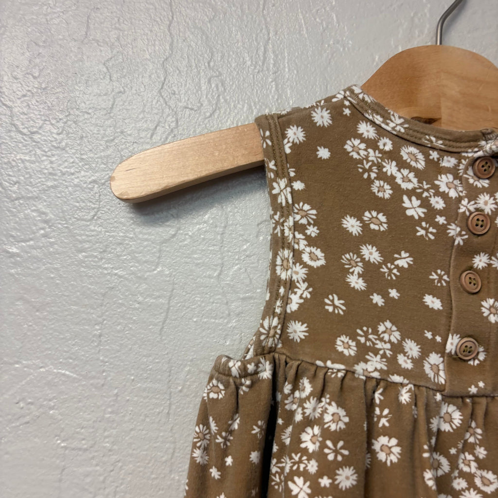 jamie kay neutral floral print dress 2Y