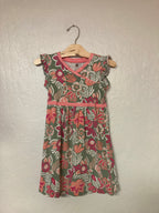 tea collection sleeveless cross-over dress 5Y