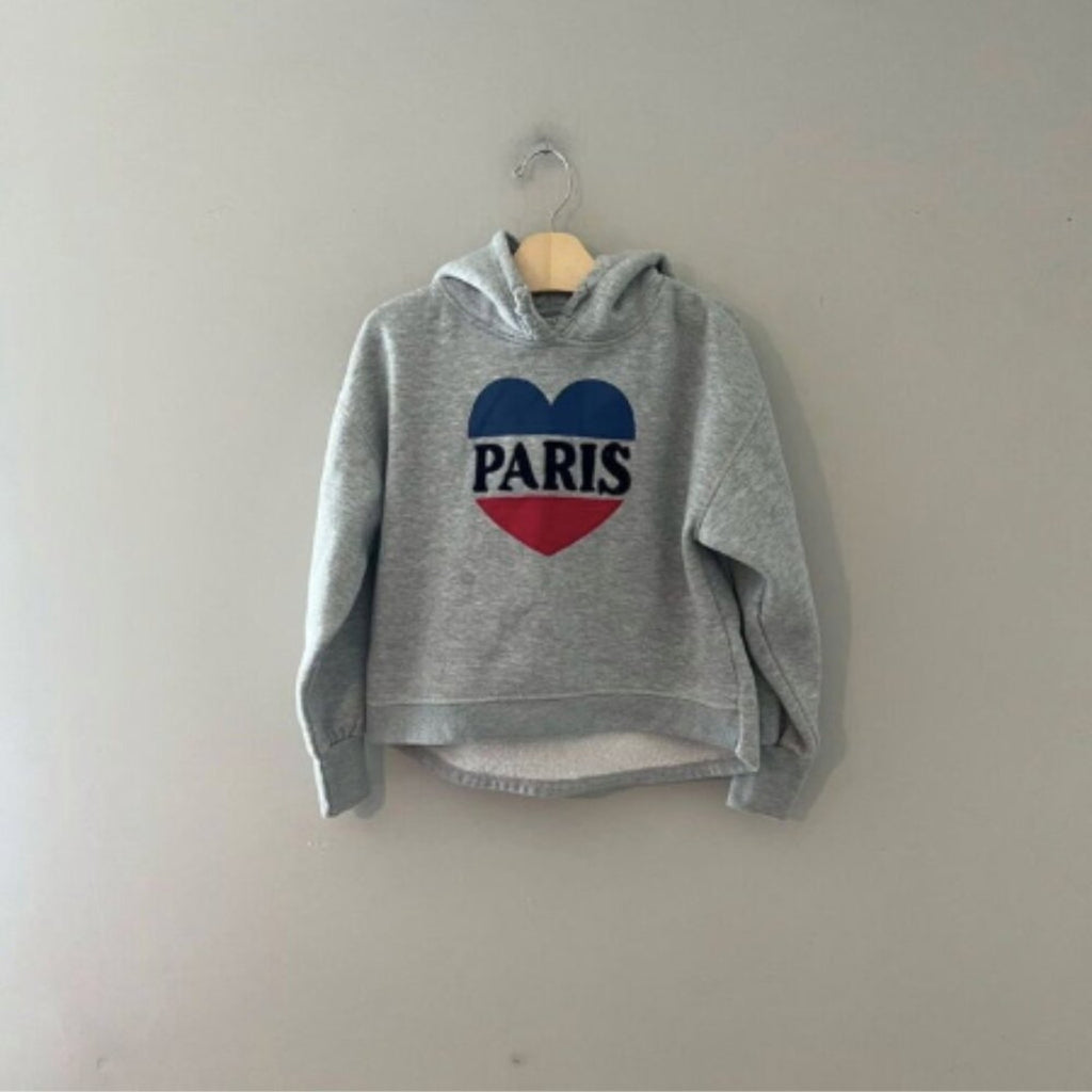 zara girls' gray hoodie 9Y