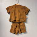 rylee + cru gender neutral tiger print set 6-12M
