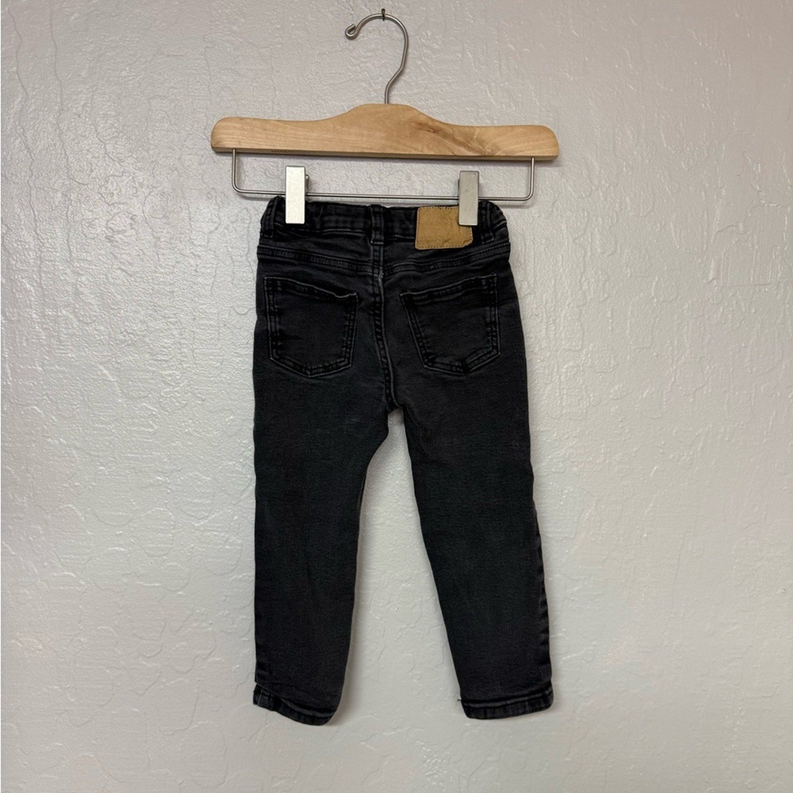 zara boys' black skinny jeans 18-24M