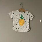 zara girls' pineapple tee 3-4Y