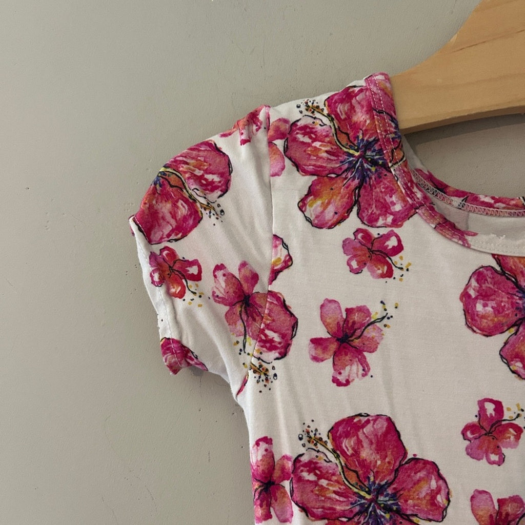 coco moon floral print dress 6T