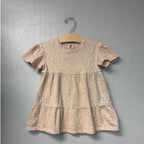 zara pink tiered confetti dress 3-4Y confetti