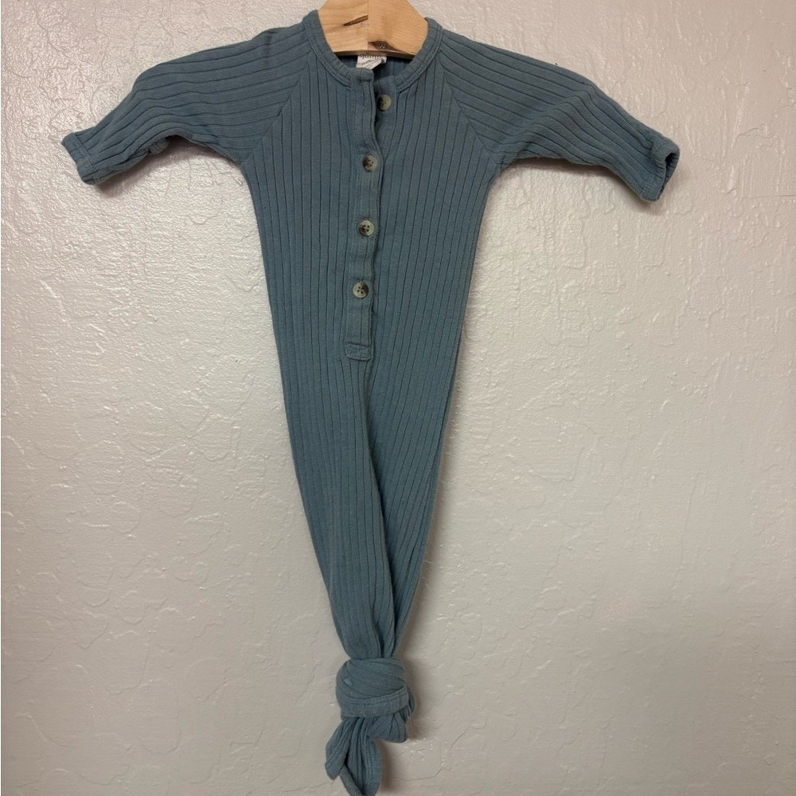 kate quinn blue knotted gown 0-3M