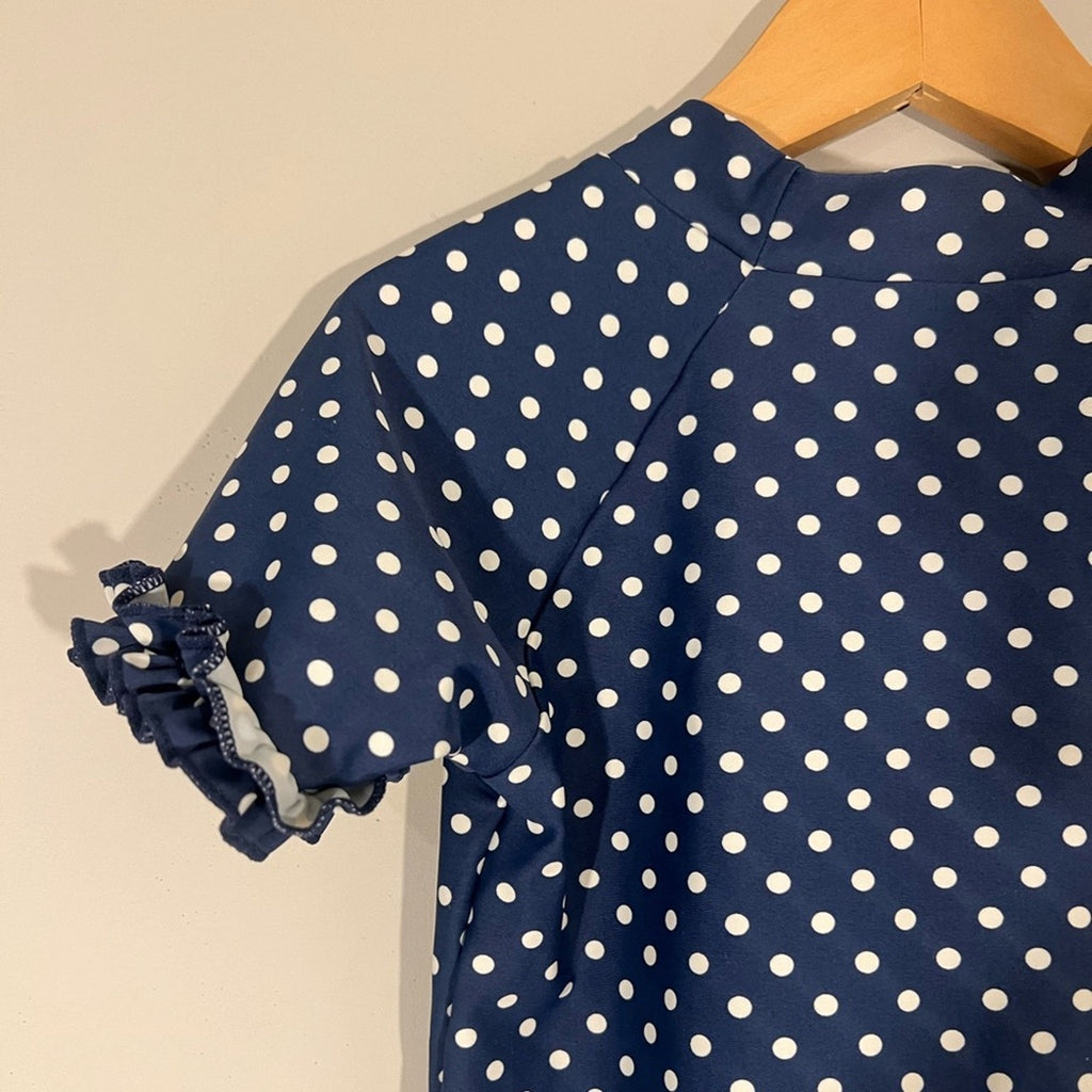 rufflebutts‎ blue swim rashguard 6Y