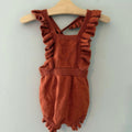 cat & jack girls' orange sweater romper 18M
