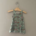 h&m green bunny unicorn tank dress 12-18M