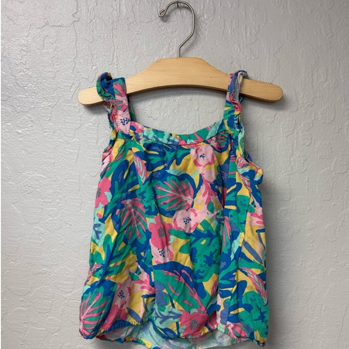 cat & jack floral top 4-5Y
