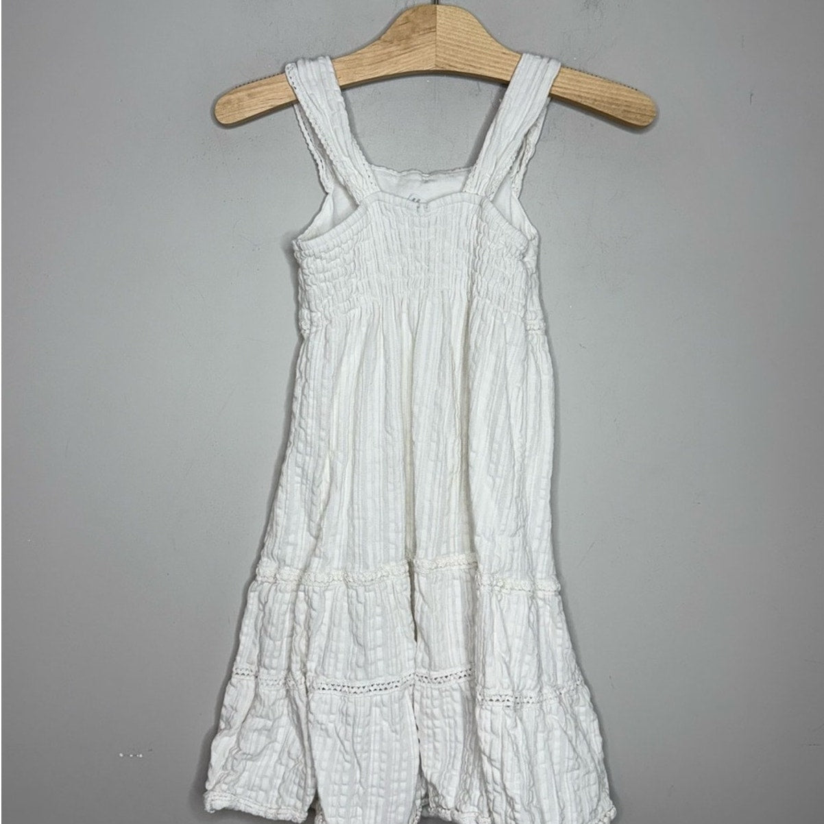 zara dress tiered white 6Y