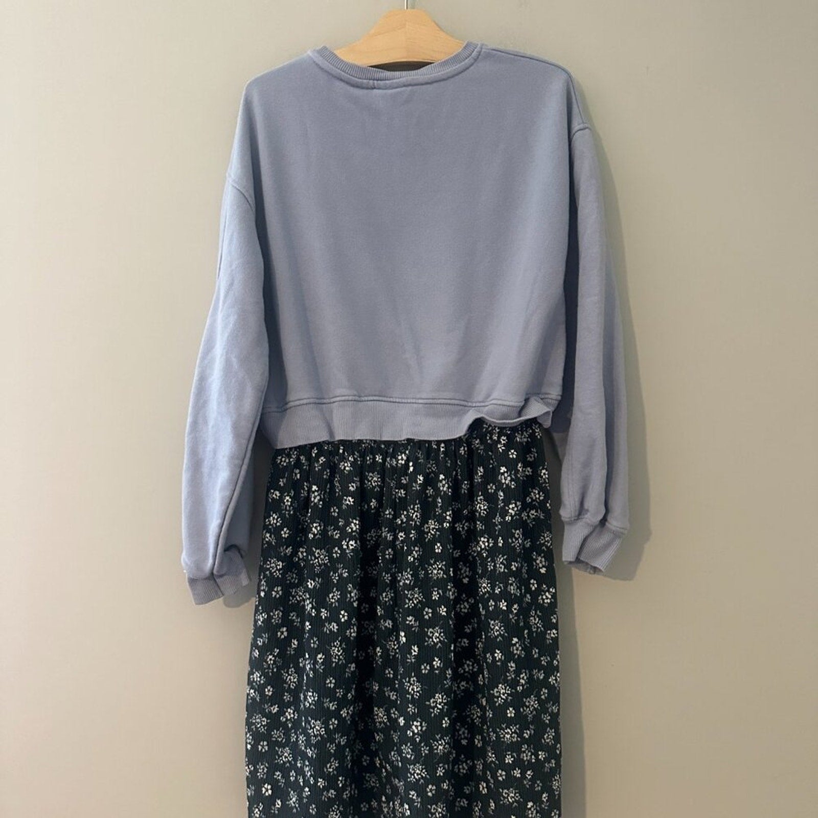 zara x disney mickey mouse sweatshirt combo dress 11-12Y