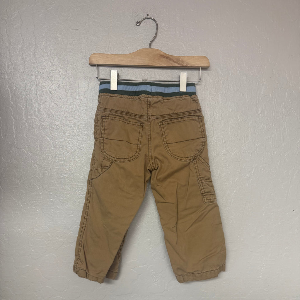 mini boden khaki pants 3Y