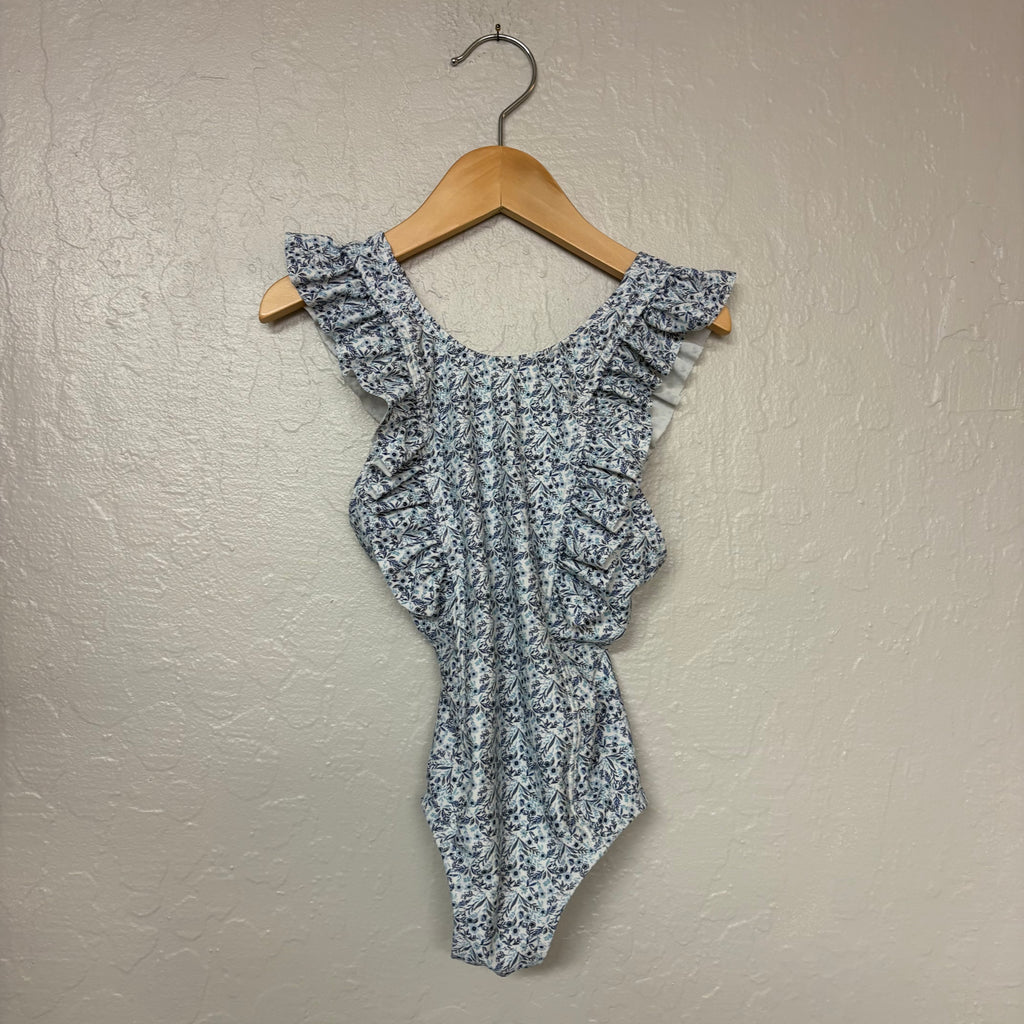 minnow girls' blue swimsuit 3-4Y