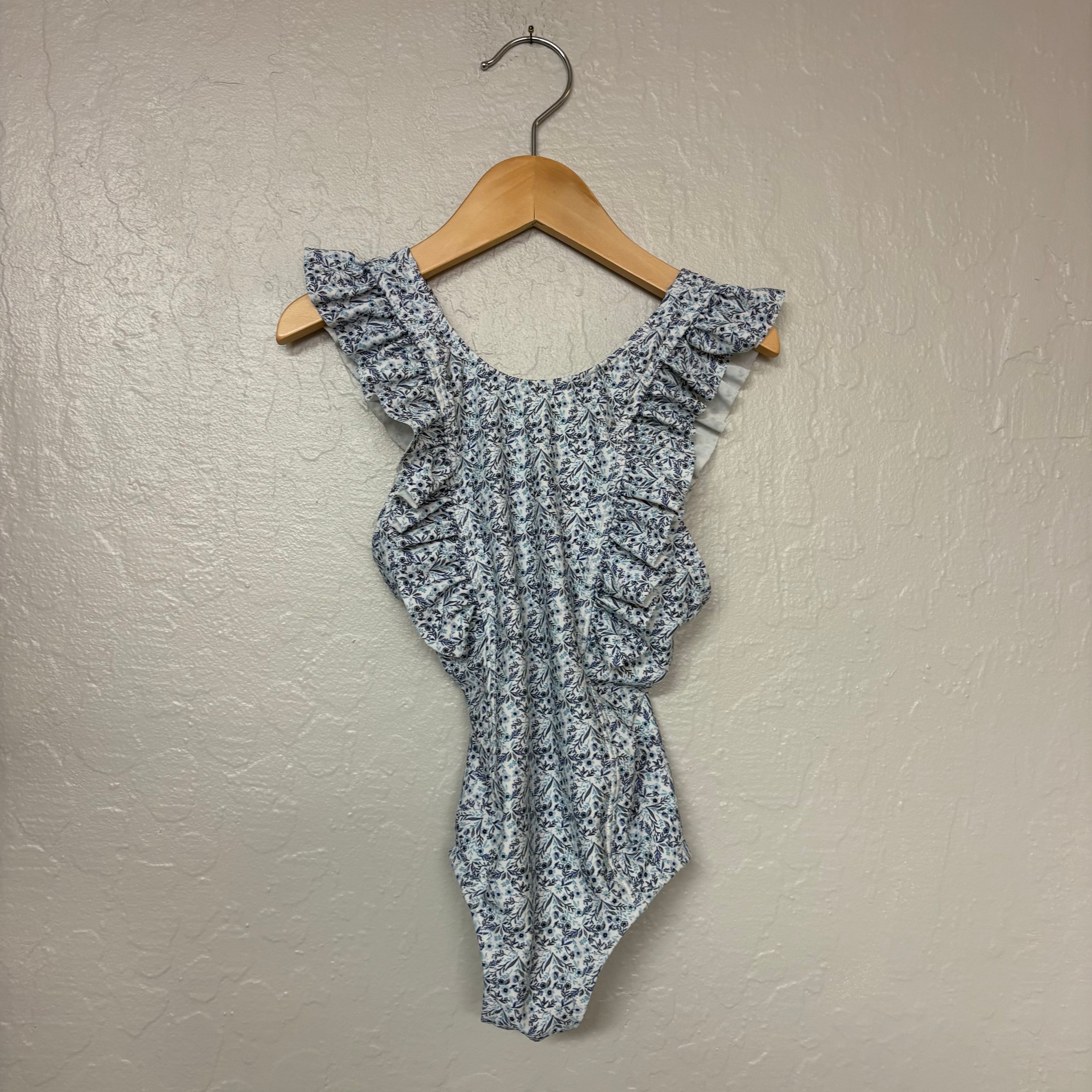 minnow girls' blue swimsuit 3-4Y