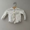 zara boys' linen waves / bird top 12-18M