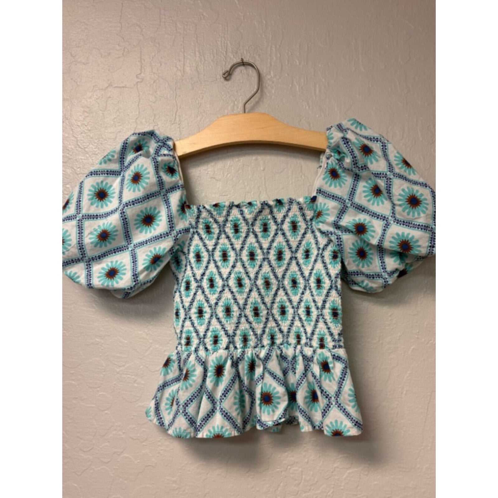 janie and jack smocked top 8Y