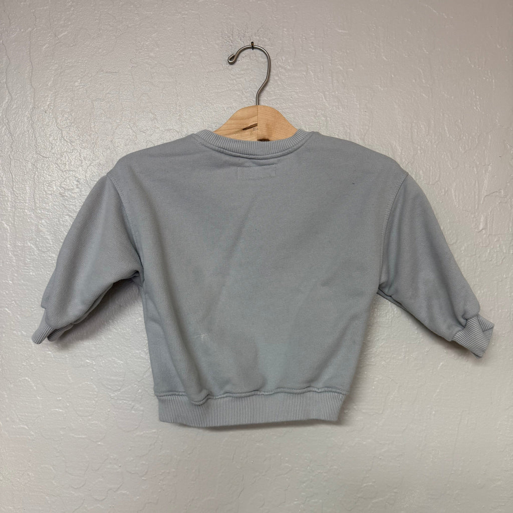 zara boys’ gray sweatshirt 1.5Y
