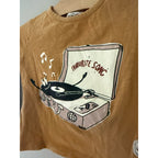 zara boys' long-sleeve record tee 12-18M