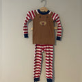 hanna andersson reindeer pajama set 4Y