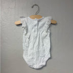 janie and jack white bodysuit eyelet ruffle 3-6M