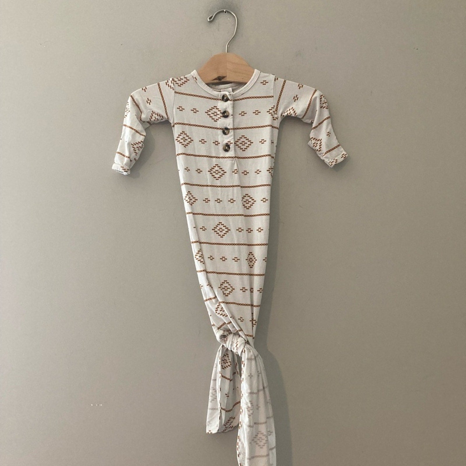 lou lou & co white gold gown newborn