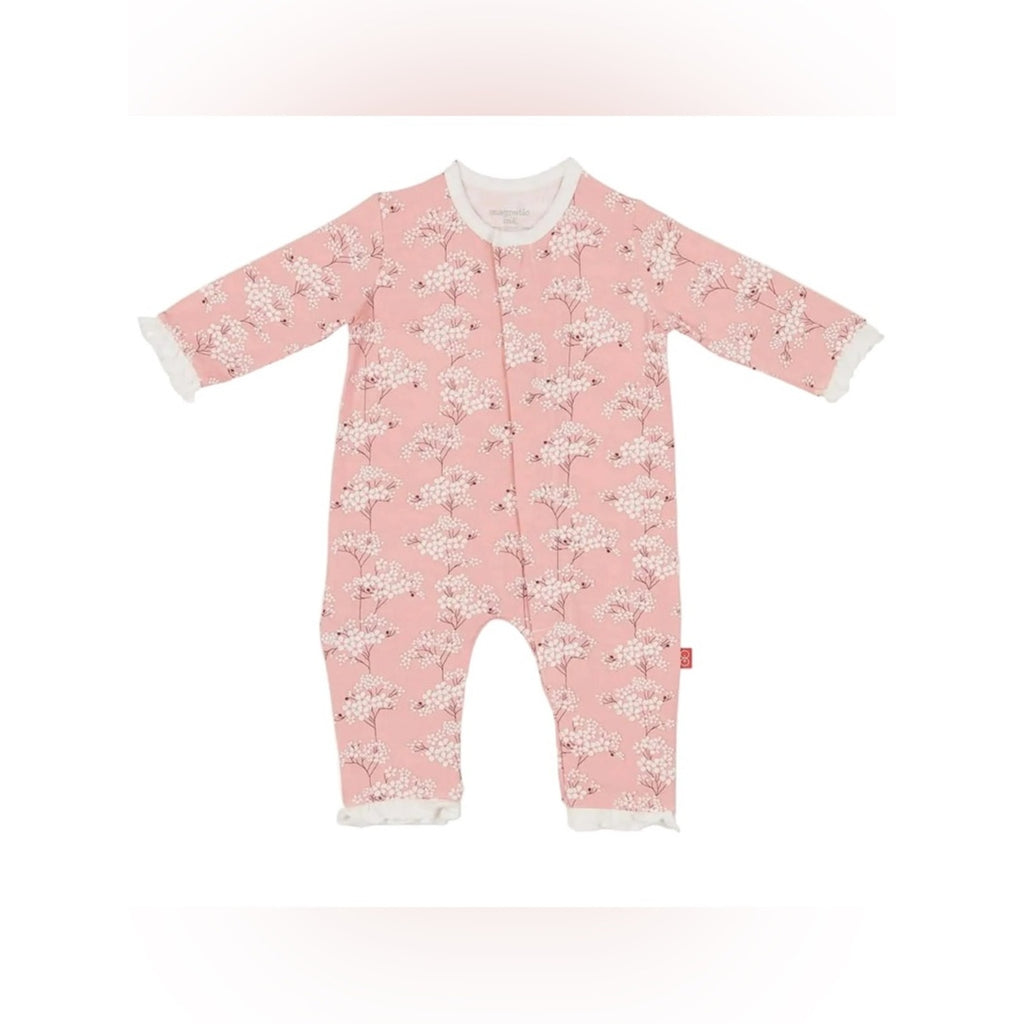 magnetic me cherry blossom footie 6-9M