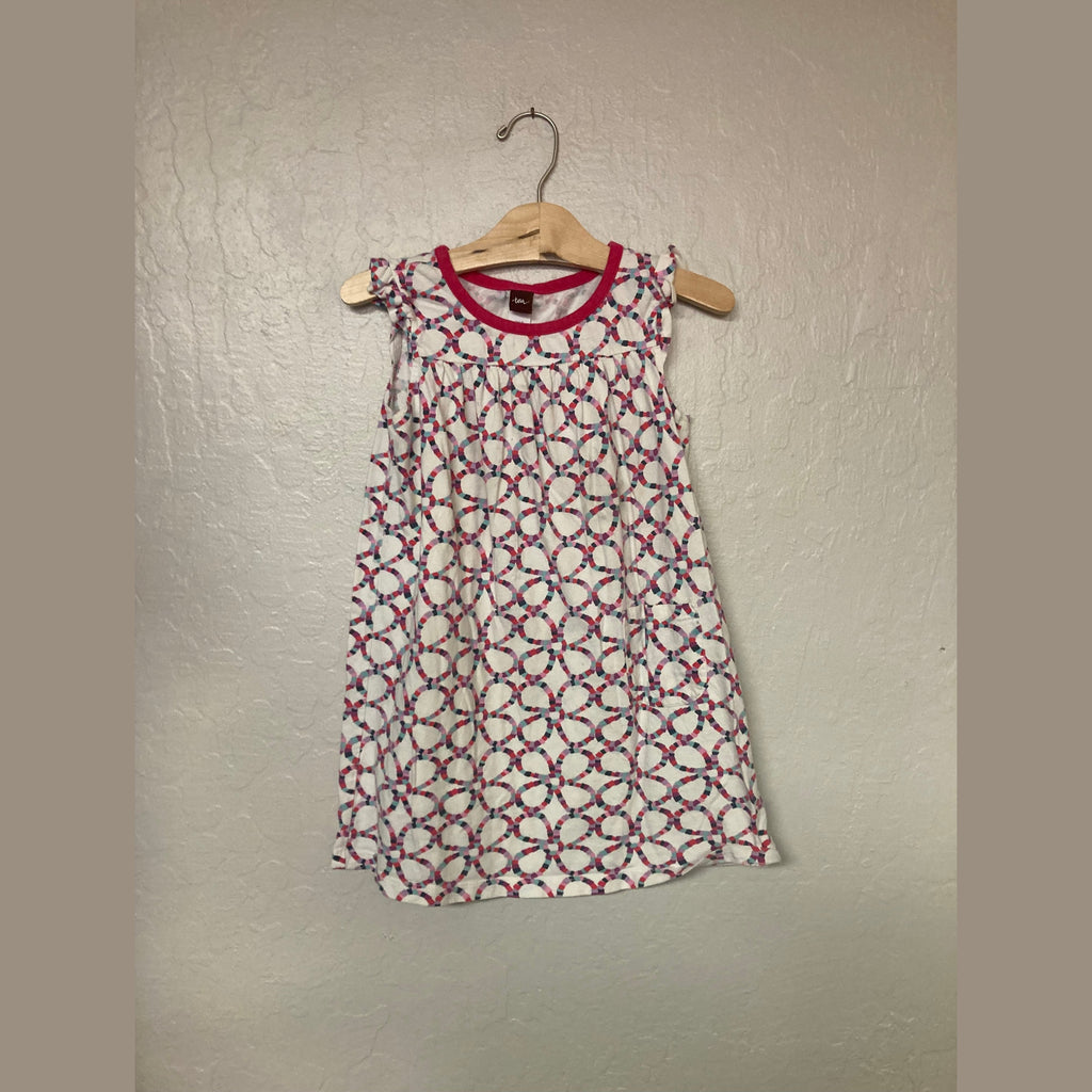 tea collection ruffle dress 6Y