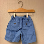 polo ralph lauren blue chino shorts 4Y