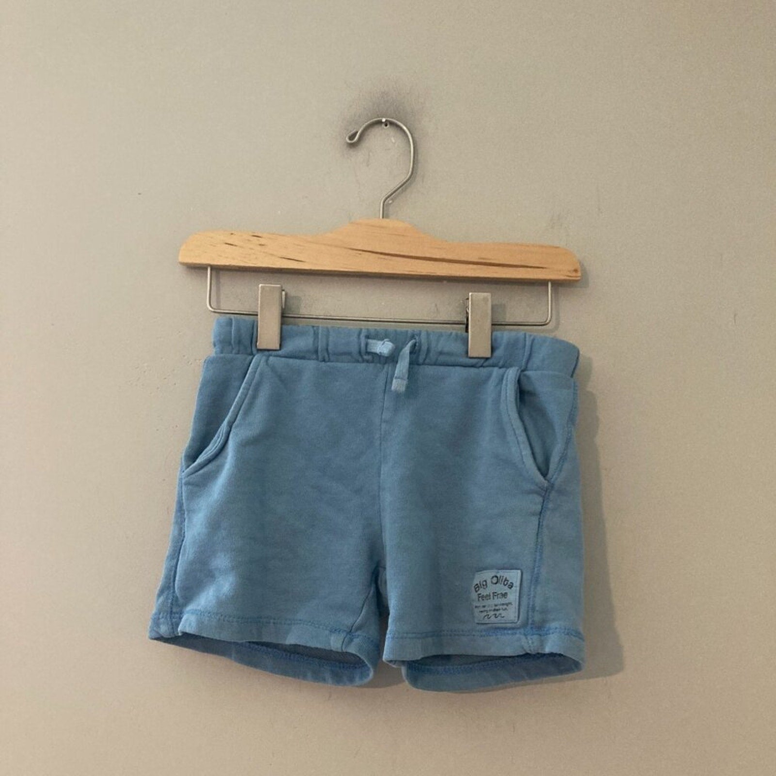 zara boys' olita blue shorts 3-4Y