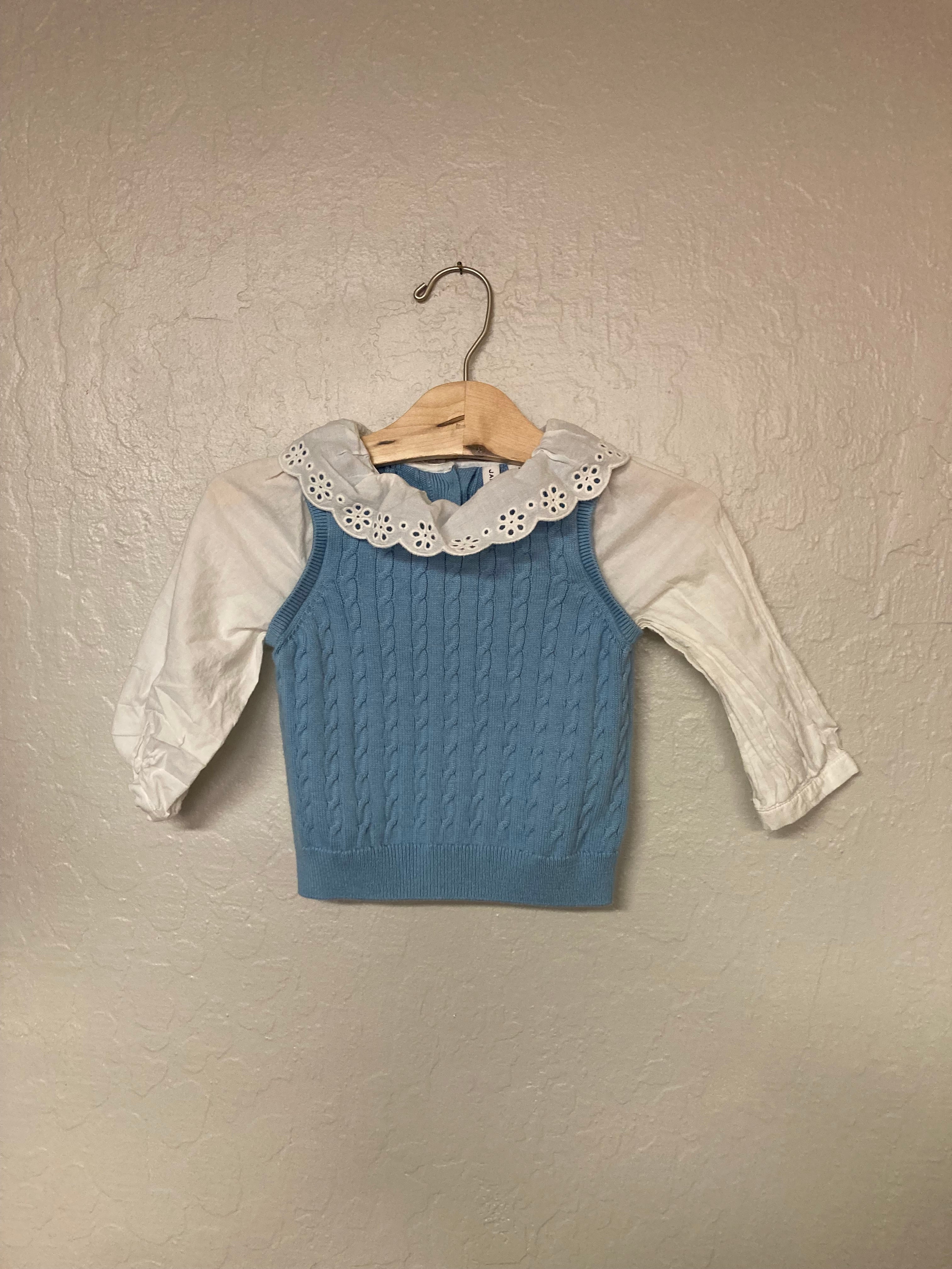 janie and jack blue blouse