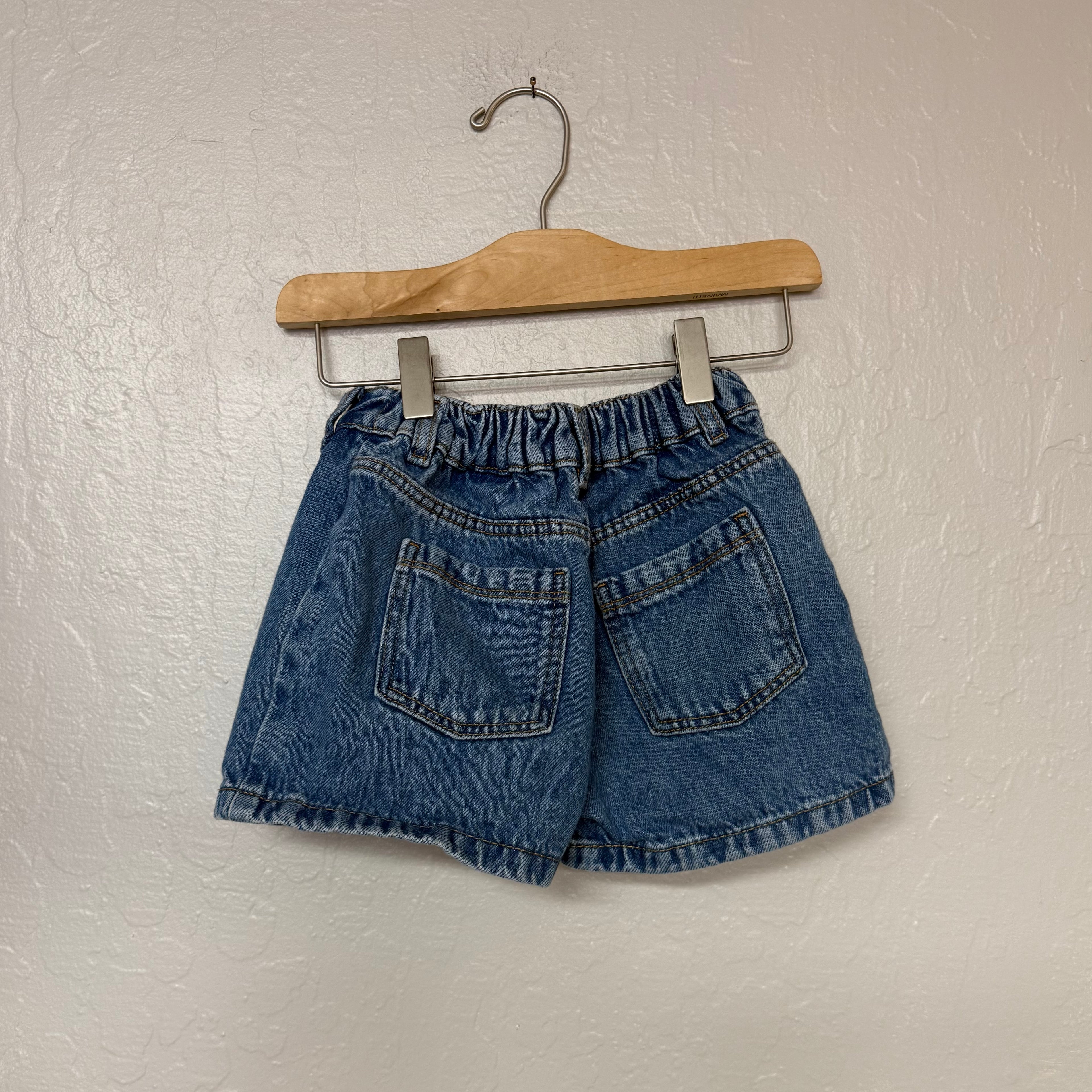zara girls’ denim skort 5-6Y