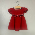 janie and jack red dress with bloomers 6-12M