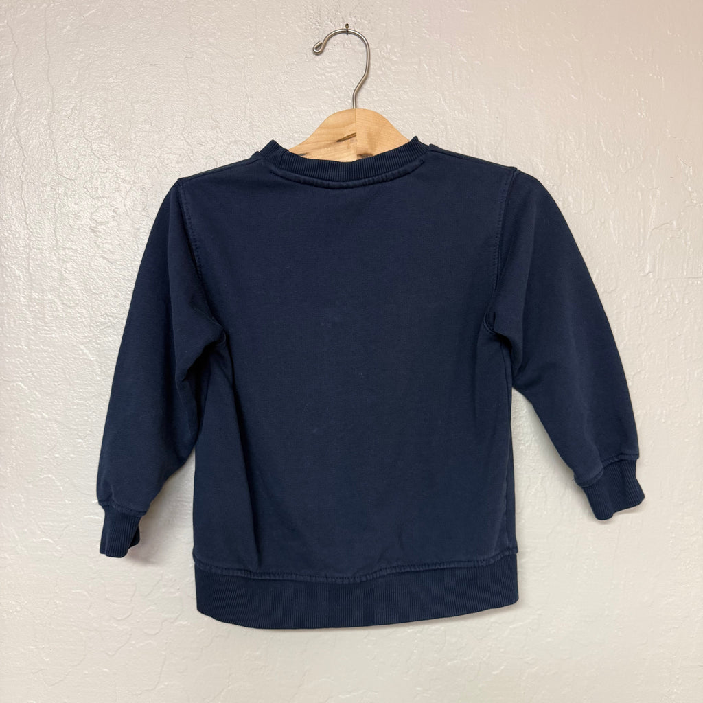 zara boys’ navy sweatshirt 5-6Y