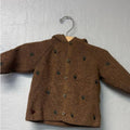 zara acorn print cardigan 6-9M