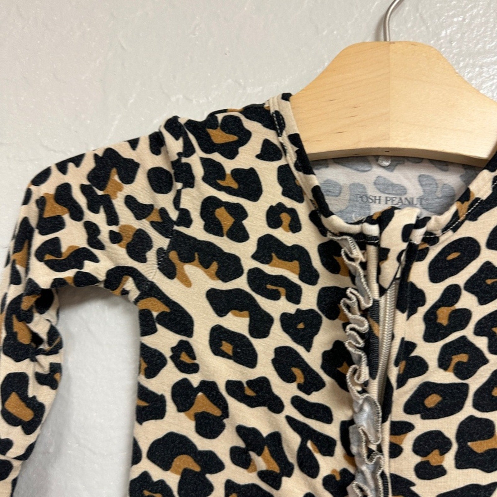 posh peanut bamboo animal footie 9-12M‎