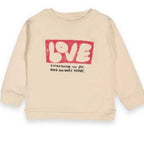zara girls' love sweatshirt 2-3Y